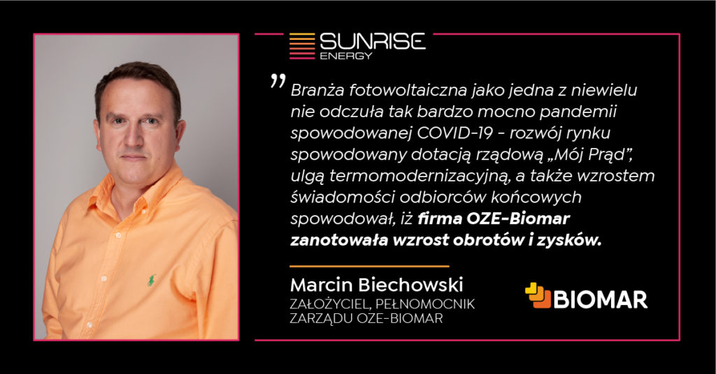 Podsumowanie 2020 - Marcin Biechowski - OZE-Biomar. Prognozy i opinie.